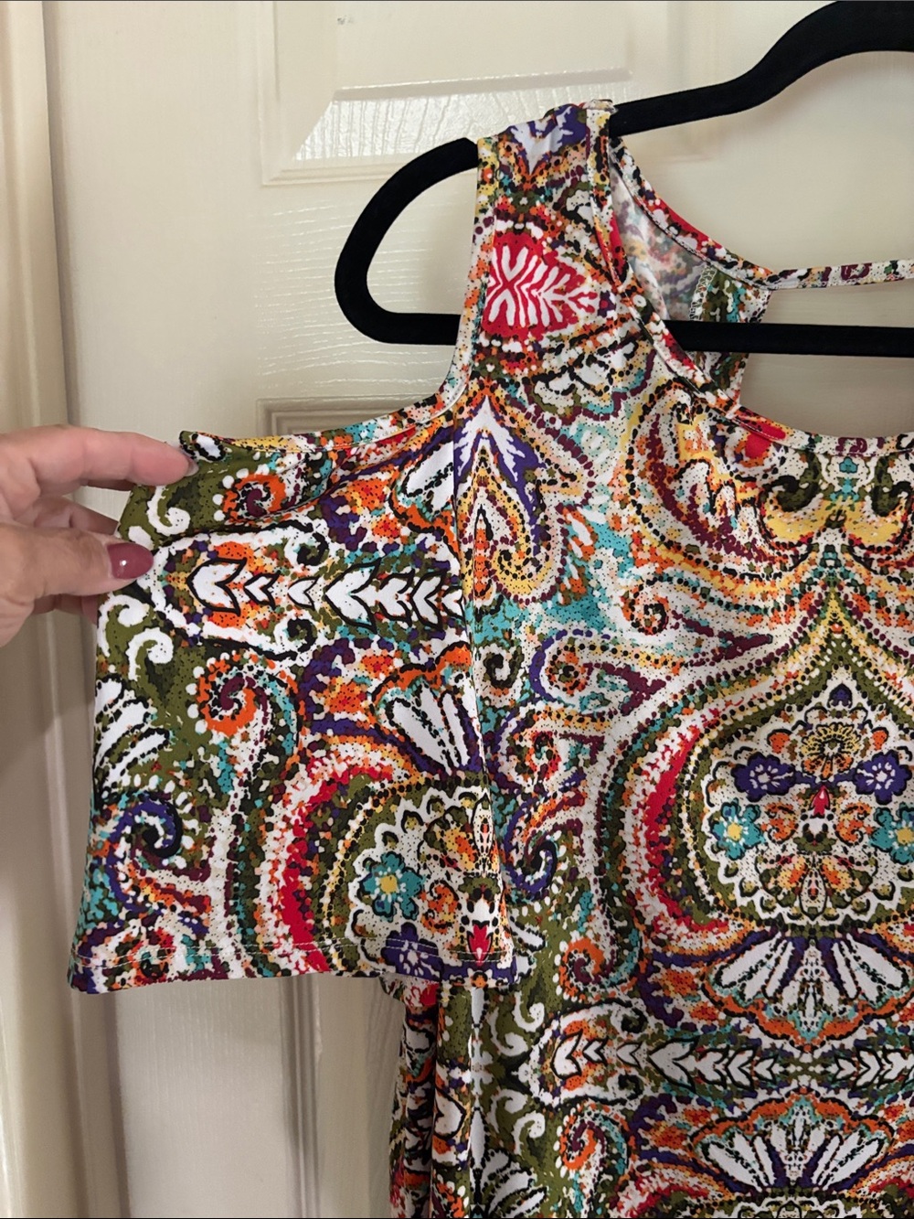 Cold Shoulder Top - Picture 3 of 5